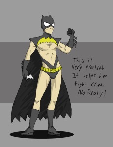 fan art of hypersexualized Batman by Fernacular
